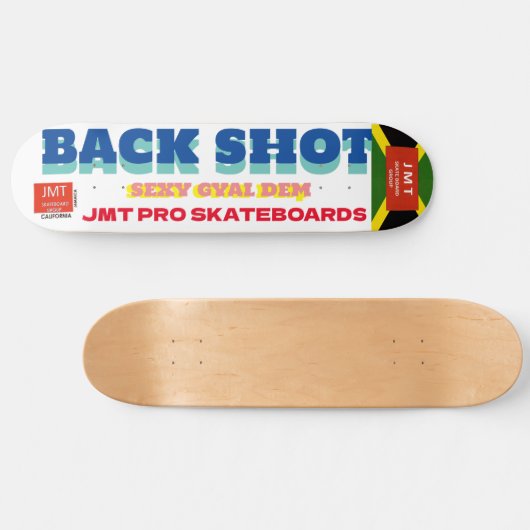 BACK SHOT 8 1/4" Skateboard Deck (Horizontaal)
