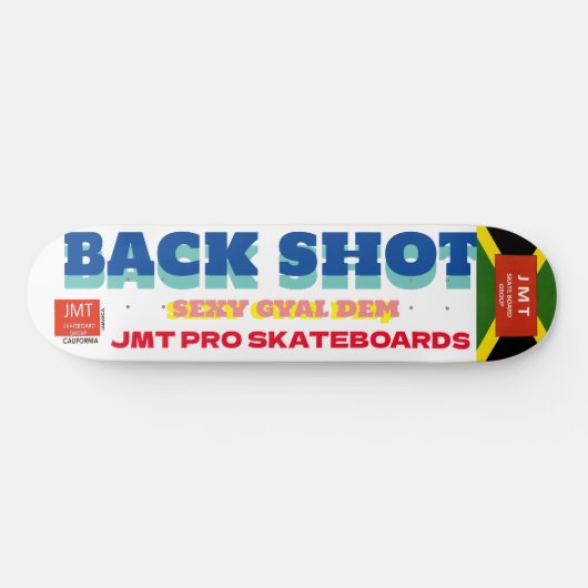 BACK SHOT 8 1/4" Skateboard Deck (Horizontaal)