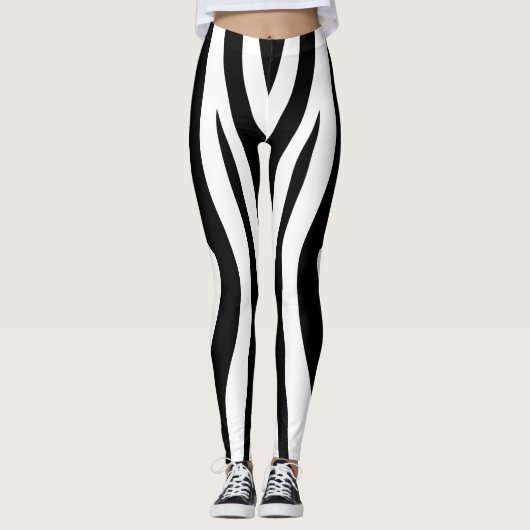 Back sport cultura zebra leggings (Voorkant)