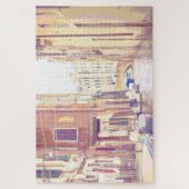 Back Street Venetië Digitale impressionistische Po Legpuzzel (Verticaal)