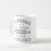 Back Surgery Humor Upgraded Koffiemok (Voorkant links)