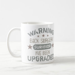 Back Surgery Humor Upgraded Koffiemok