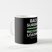 Back Surgery Recovery Gift Spine Survigery Koffiemok (Voorkant links)