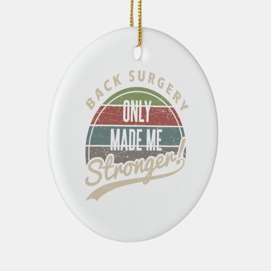 Back Surgery Sterker Keramisch Ornament (Rechts)