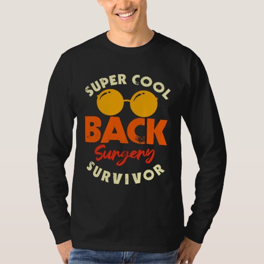 Back Surgery Survivor Spinal Recovery Awareness T-shirt (Voorkant)