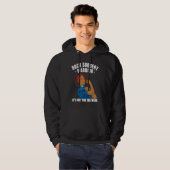 Back Surgery Warrior African American Women Black  Hoodie (Voorkant volledig)