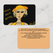 BACK TERUG BETER - AMBASSADOR-KAART VISITEKAARTJE (Voorkant / Achterkant)