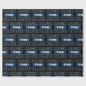 Back the Blue - Ondersteun de politie Cadeaupapier (Vlak)