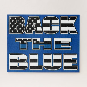 Back the Blue - Ondersteun de politie Legpuzzel
