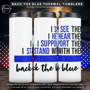 Back the Blue Thermische Tumbler Thermosbeker
