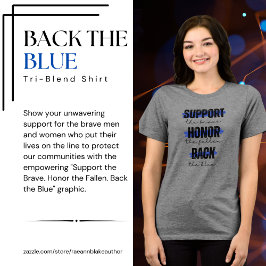 Back the Blue Tri-Blend T-shirt