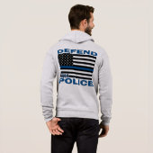 Back-The-Blue-Trump-2020 Hoodie (Achterkant volledig)