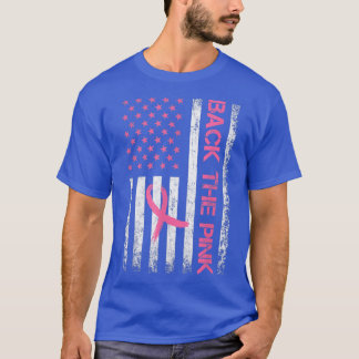 Back the Pink Breast Cancer Awareness Ribbon USA T-shirt