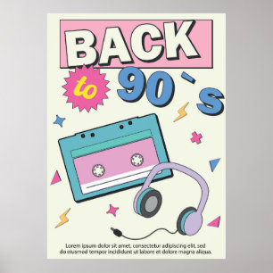 Back to 90s poster