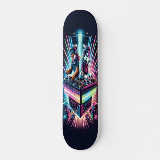 Back-to-Back Beats Persoonlijk Skateboard (Voorkant)