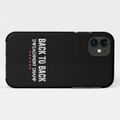 Back to Back Impeachment Champ Case-Mate iPhone Case (Achterkant (horizontaal))
