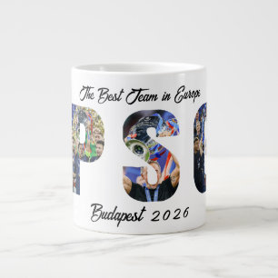 Back To Back Kampioenen Gepersonaliseerde Paris PS Grote Koffiekop