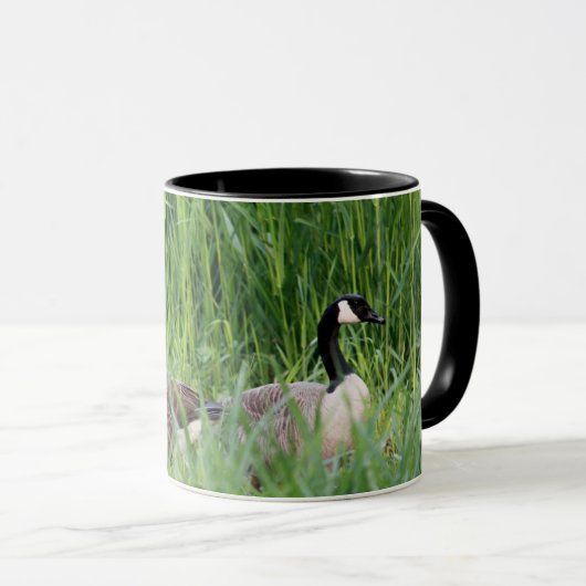 Back-to-back-Mok van ganzen Mok (Voorkant rechts)