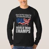 Back-to-back-unmanaged-World-War-Champs T-shirt (Voorkant)