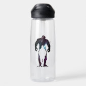 Back to Back | Waterfles 750ml (Achterkant)