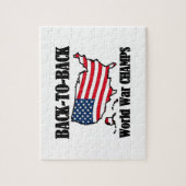 Back-to-back WW Champs, Verenigde Staten vorm Legpuzzel (Verticaal)