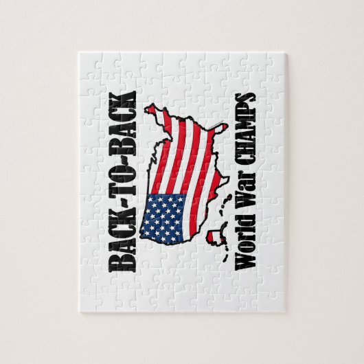 Back-to-back WW Champs, Verenigde Staten vorm Legpuzzel (Verticaal)