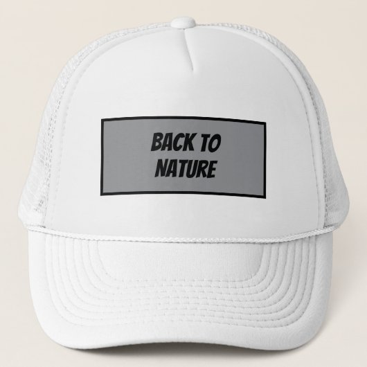 "Back to Nature Mode Trucker Pet (Voorkant)