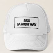"Back to Nature Mode Trucker Pet (Voorkant)