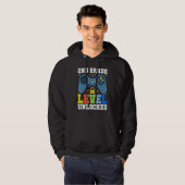 Back To School 2nd Grade Level Unlocked Gamer Boy Hoodie (Voorkant volledig)