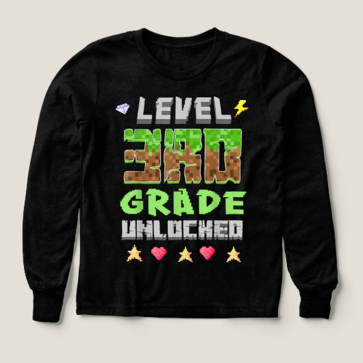 Back to School 3rd Grade Boys Gamer  (Voorkant)