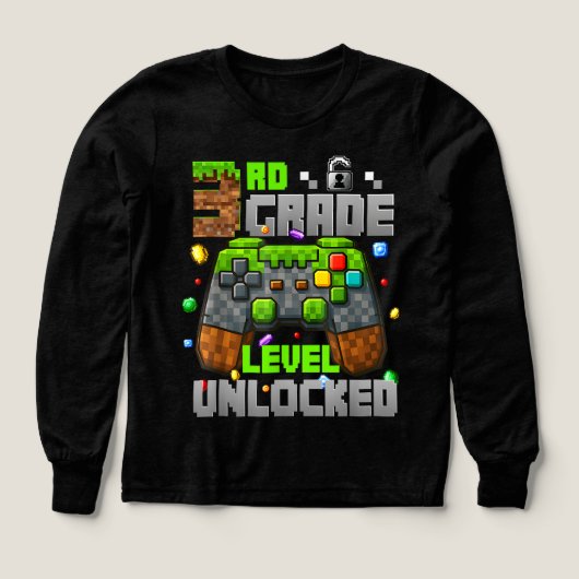 Back to School 3rd Grade Boys Gamer  (Voorkant)