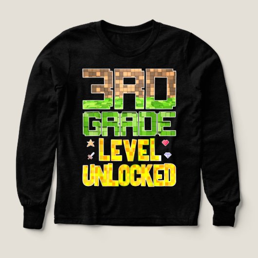 Back to School 3rd Grade Boys Gamer  (Voorkant)