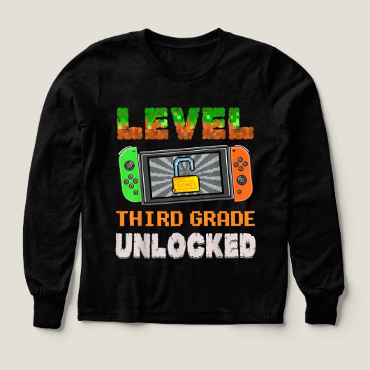 Back to School 3rd Grade Boys Gamer  (Voorkant)