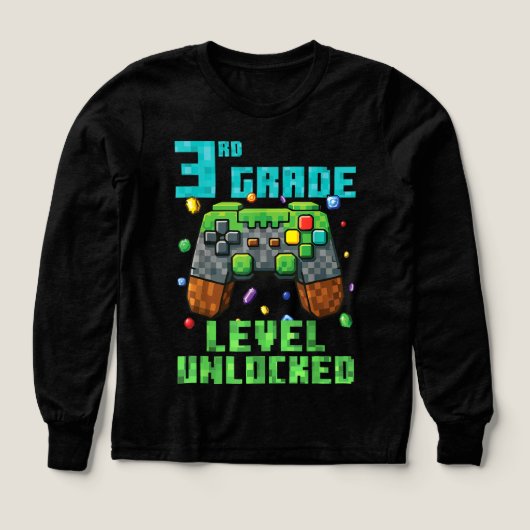 Back to School 3rd Grade Boys Gamer  (Voorkant)