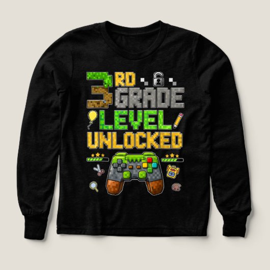 Back to School 3rd Grade Boys Gamer  (Voorkant)