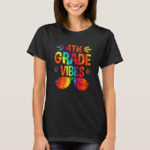 Back To School 4th Grade Vibes First Day Teacher T-shirt (Voorkant)