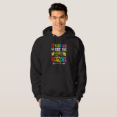 Back To School 4th Grade Where The Adventure Begin Hoodie (Voorkant volledig)