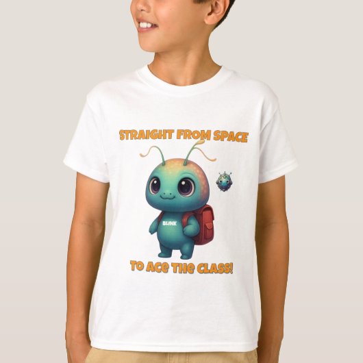 Back to School Alien T-shirt (Voorkant)