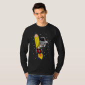 Back To School Astronaut Pencil Rocket Space Funny T-shirt (Voorkant volledig)