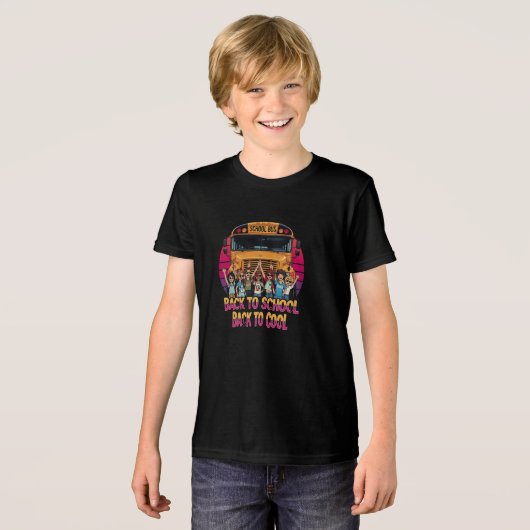 Back to School Back to Cool Kids T-Shirt (Voorkant volledig)
