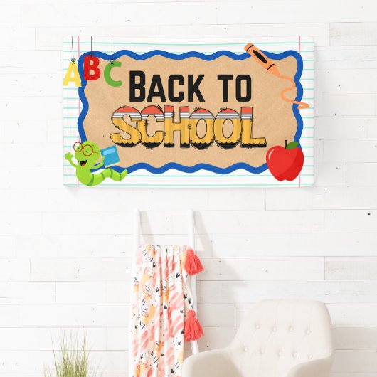Back to School Banners Signs School Event Poster (Insitu)