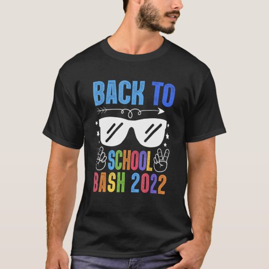 Back To School Bash 2022 Teacher & Student T-shirt (Voorkant)