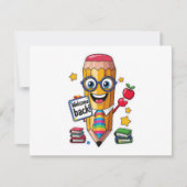 Back to School Bash Invitation Kaart (Voorkant)