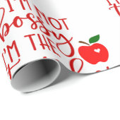 back to school bossy teacher cadeaupapier (Rol Hoek)