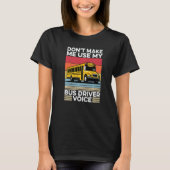 Back To School Bus Driver  Rainbow Busman Bus Driv T-shirt (Voorkant)