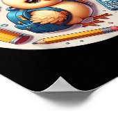 Back To School Chick Boys Girls Student Kids Lover Poster (Hoek)