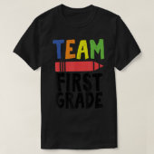 Back To School Clothes - Grade One - Team First Gr T-shirt (Design voorkant)