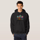 Back To School Counselor Change The World Leopard Hoodie (Voorkant volledig)