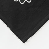 Back To School Cute Crocodile Funny Croc Backpack Fleece Deken (Hoek)