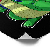 Back To School Cute Crocodile Funny Croc Backpack Poster (Hoek)